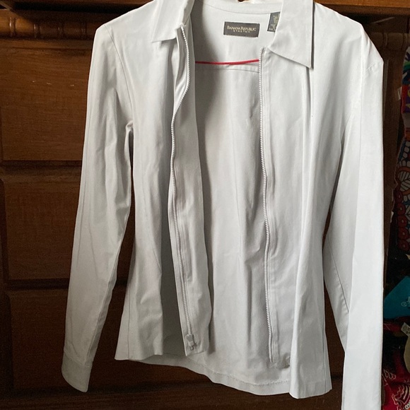 NEW BANANA REPUBLIC SIP UP BLAZER SMALL - Picture 1 of 3